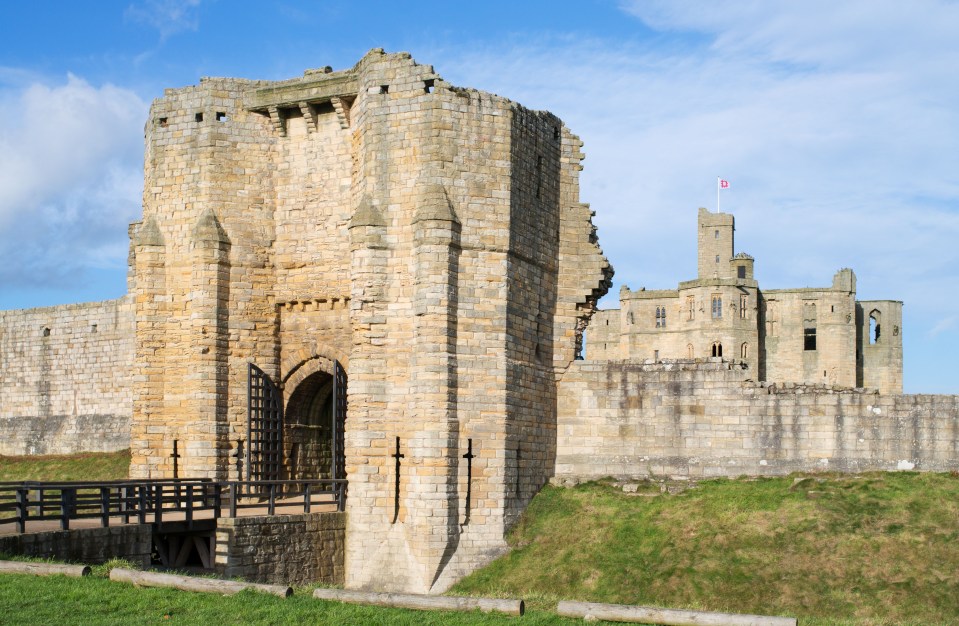 Walkworth castle is nearby too and features a hidden Hermitage