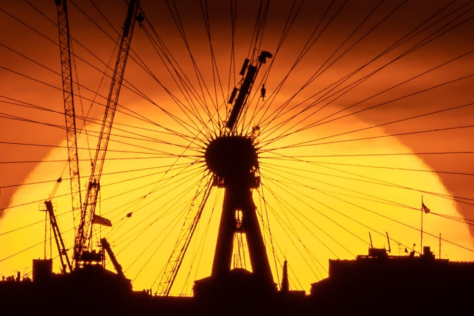 The Sun is expected to be a fairly regular sight, offering more gorgeous sunsets like this one in central London on April 13