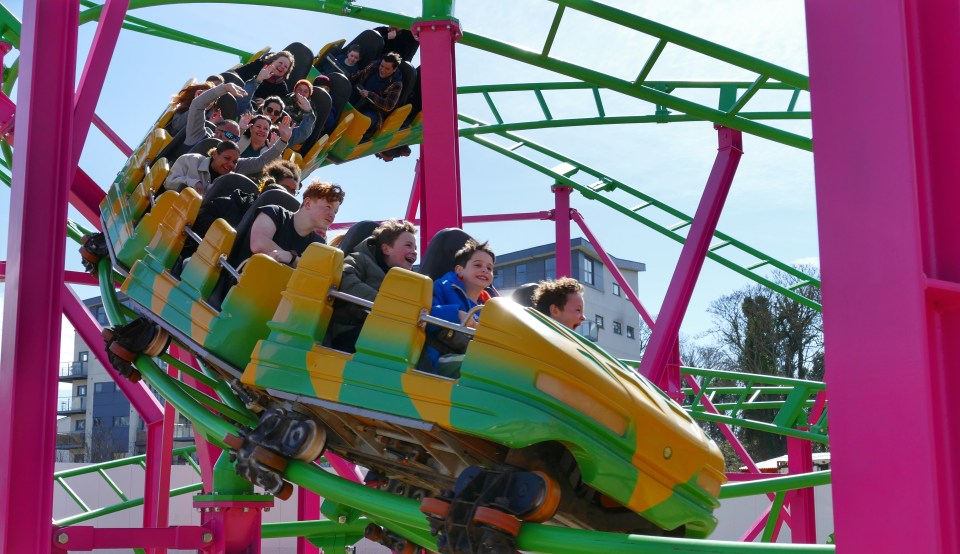 The new rollercoaster is perfect for guests who want a thrill