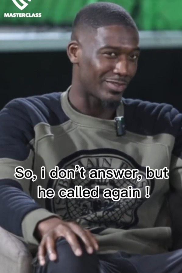 Sanogo has explained what happened when Arsene Wenger called him