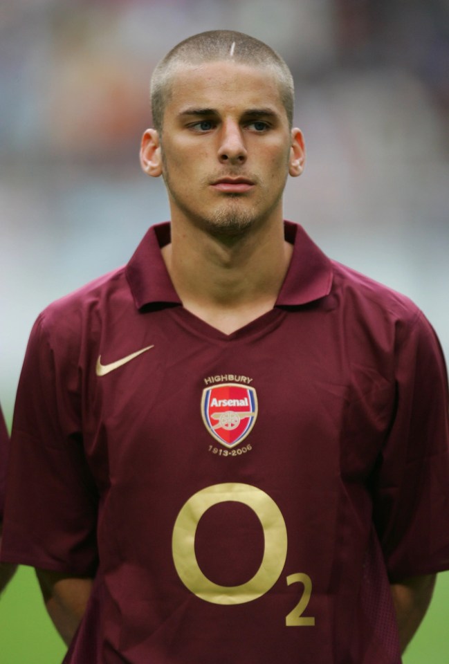 David Bentley started his career at Arsenal after coming through the youth team