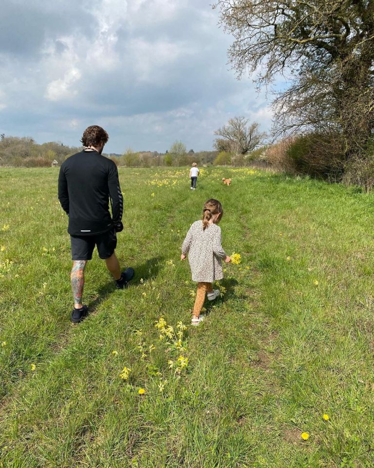 The family enjoyed some Easter strolls