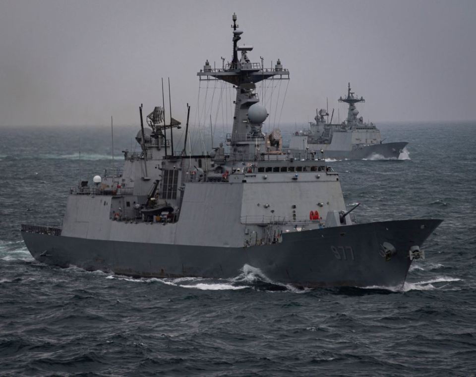 The US, Japan and South Korea conducted maritime exercises in the East China Sea