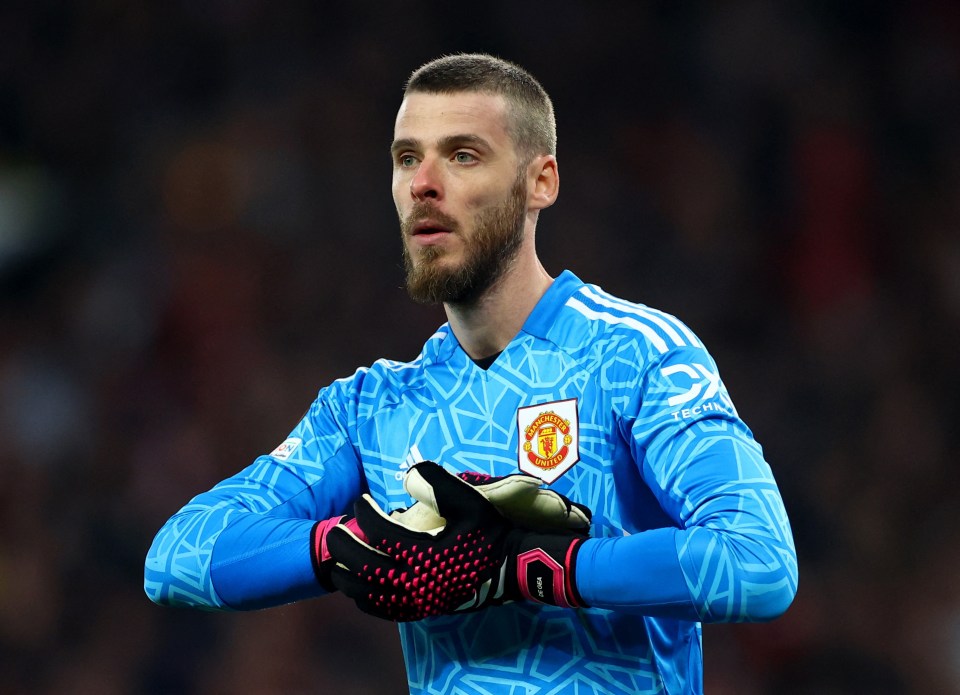 David de Gea did not have a shot to save against Nottingham Forest