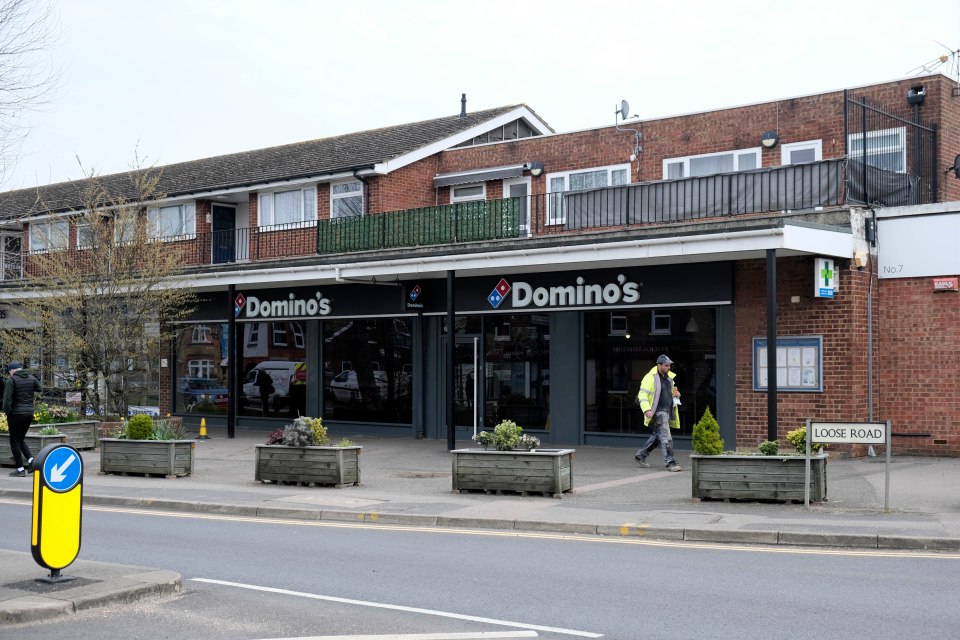 A man who lives nearby said it was the biggest Domino's he’d come across