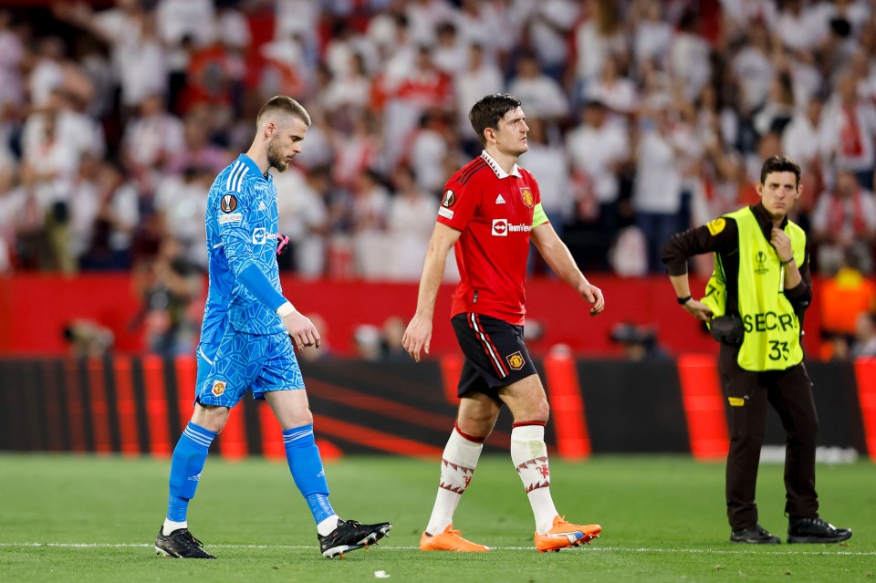 David de Gea and Harry Maguire both made mistakes amid a febrile atmosphere at the Ramon Sanchez-Pizjuan Stadium