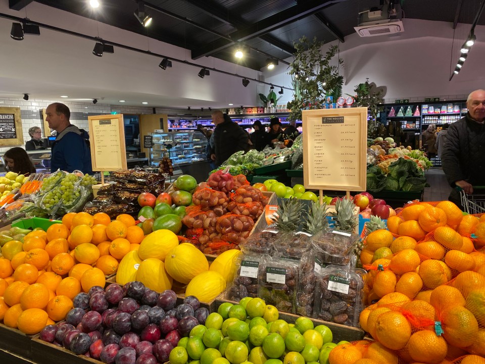 The Hollies Farm Shop in Little Budworth, near Tarporley