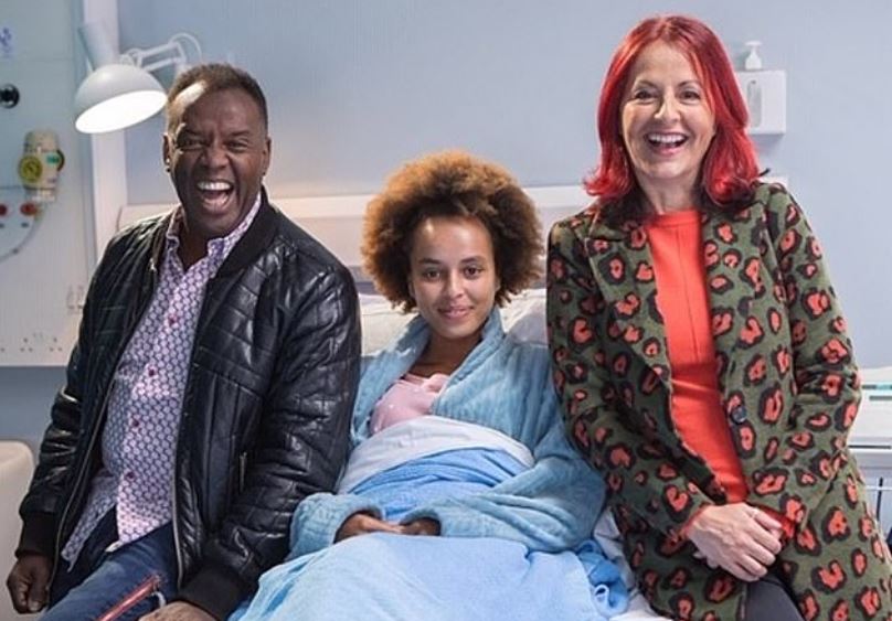 The soap star is the child of Fame Academy's David and Carrie Grant