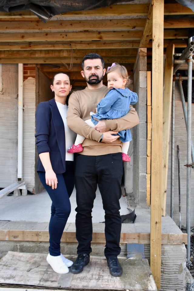 Tomasz Krol, his wife Marta and 18-month-old daughter Alijia