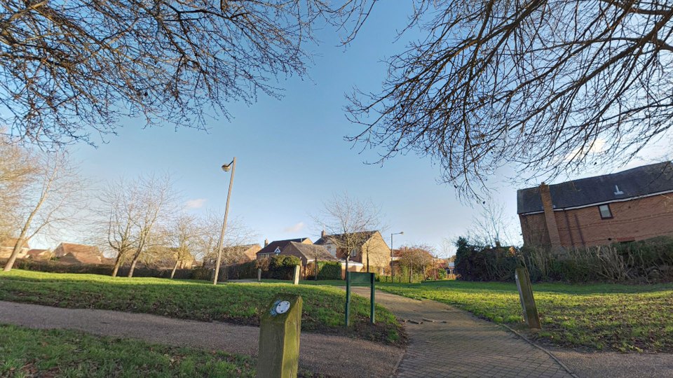 The girl was threatened when she was walking her dog in Woburn Sands