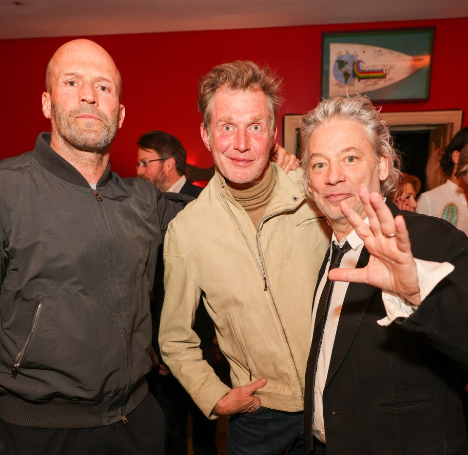 The actors got together for the screening afterparty of Ghosted at The Ham Yard Hotel in London