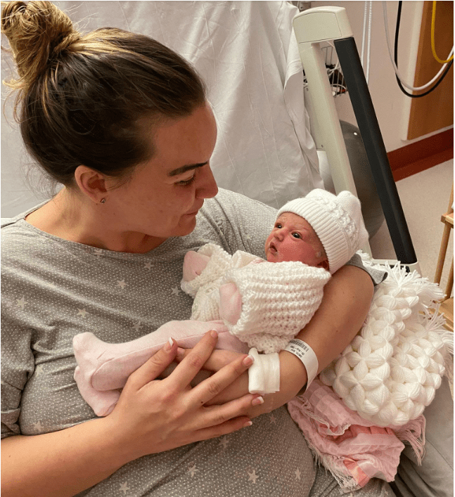 Now baby Aida has arrived bang on time to see her mum’s big moment – three months on from that audition at the London Palladium