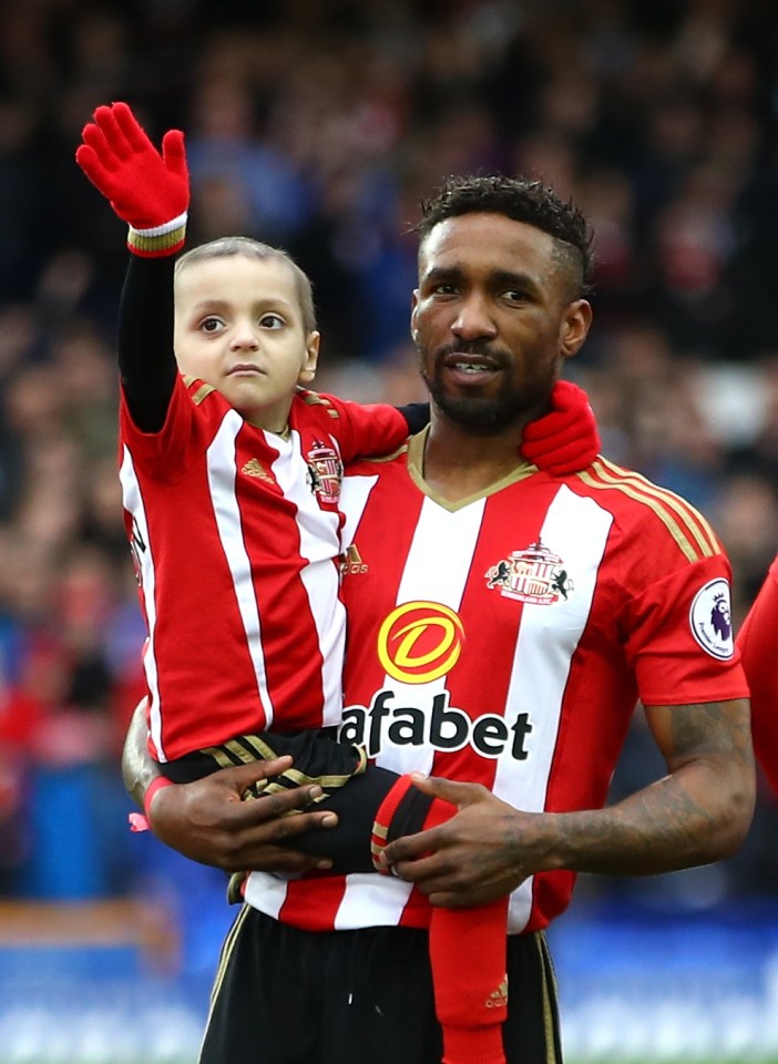 The young Sunderland fan and Defoe built up a firm friendship