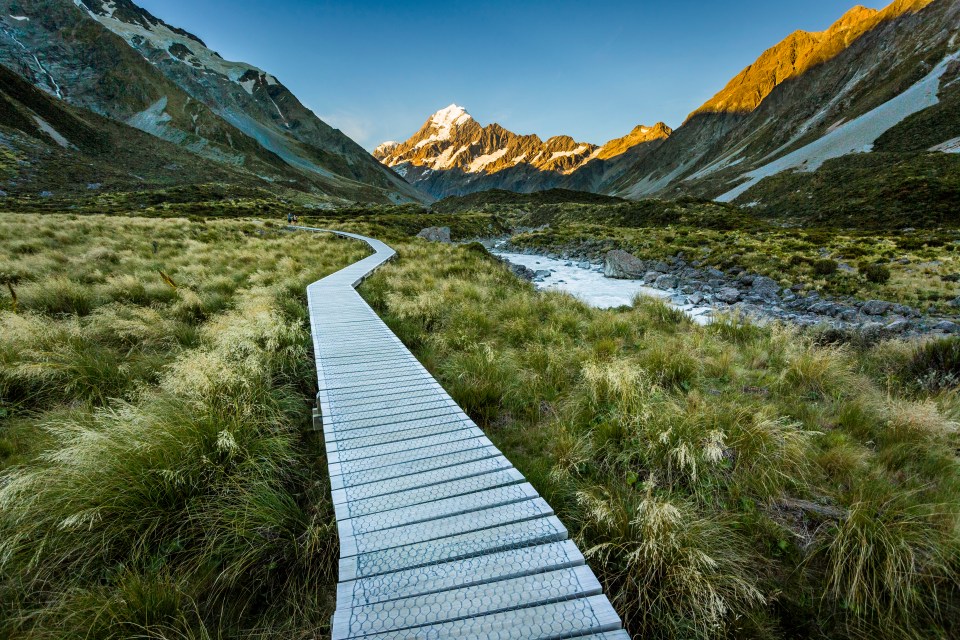 Aoraki/Mount Cook National Park in New Zealand (pictured) is a bucket list destination