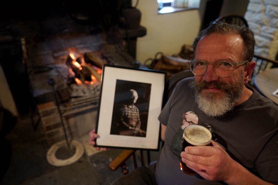 Fleece Inn landlord Nigel Smith claims to believe ex-landlady Lola Taplin - dead since 1977 - has come back as an owl to haunt the Worcestershire pub