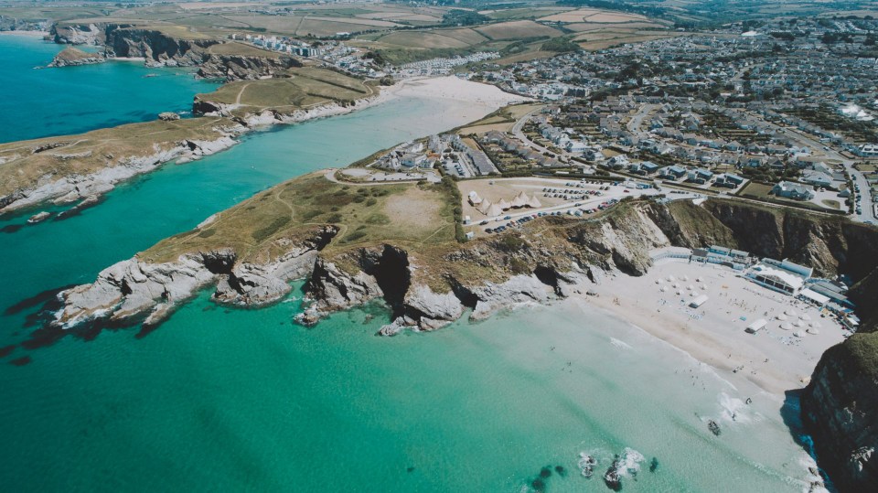 The beach is often called one of the most beautiful in the UK