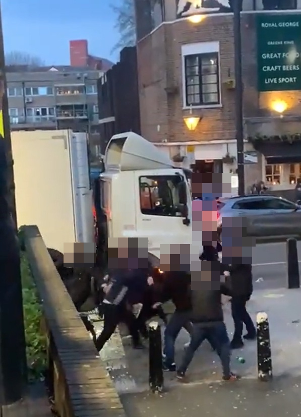 British Transport Police were called to the scene