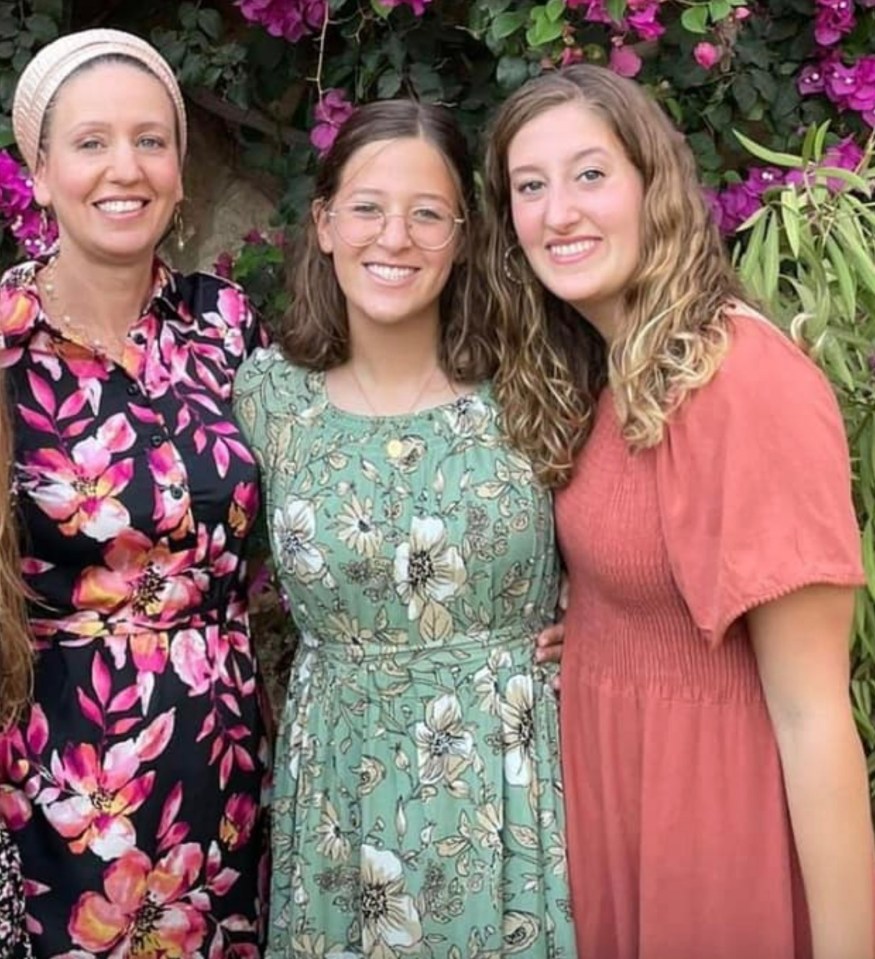 Lucy (left), Rina (Centre) and Maia Dee were all killed in the terror attack