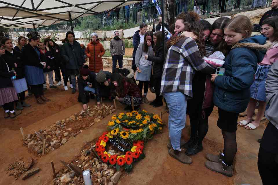 Mourners gathered to pay their respects to Lucy Dee