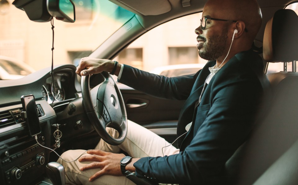 Some drivers choose to wear headphones while driving