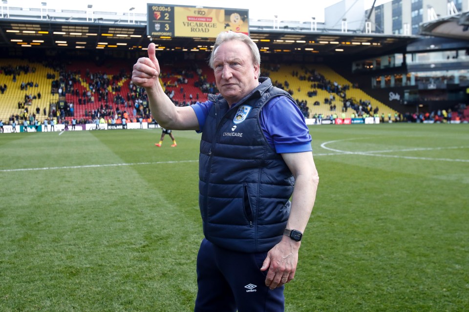 Neil Warnock has guided Huddersfield out of the Championship relegation zone