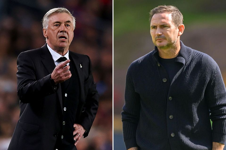 Carlo Ancelotti comes up against his former player Frank Lampard