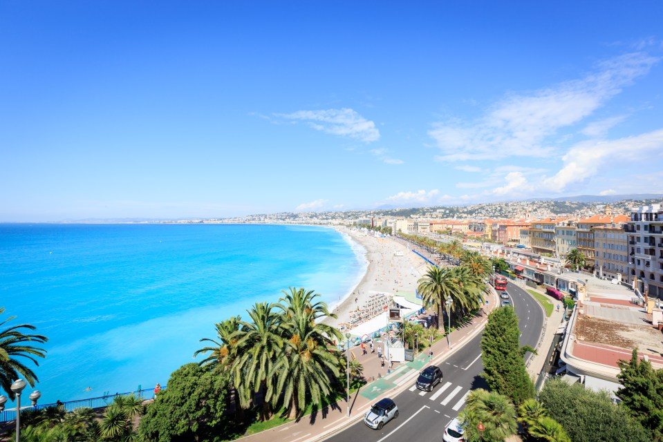 Nice is a great destination to catch some early summer sun, with an average temperature of 26C