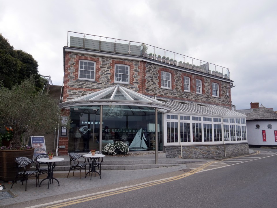 Visitors pay hundreds to dine at Rick Stein's seafood restaurant