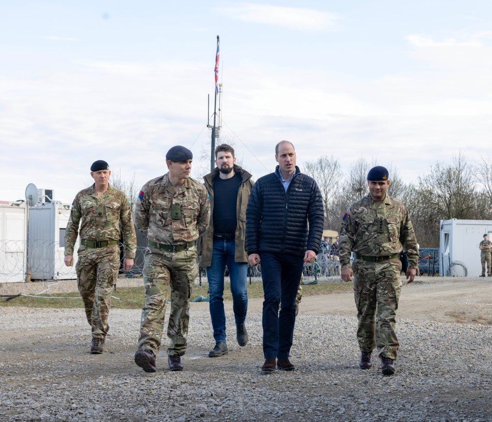 Prince William visited Rzeszow in Poland - a logistical gateway to Ukraine