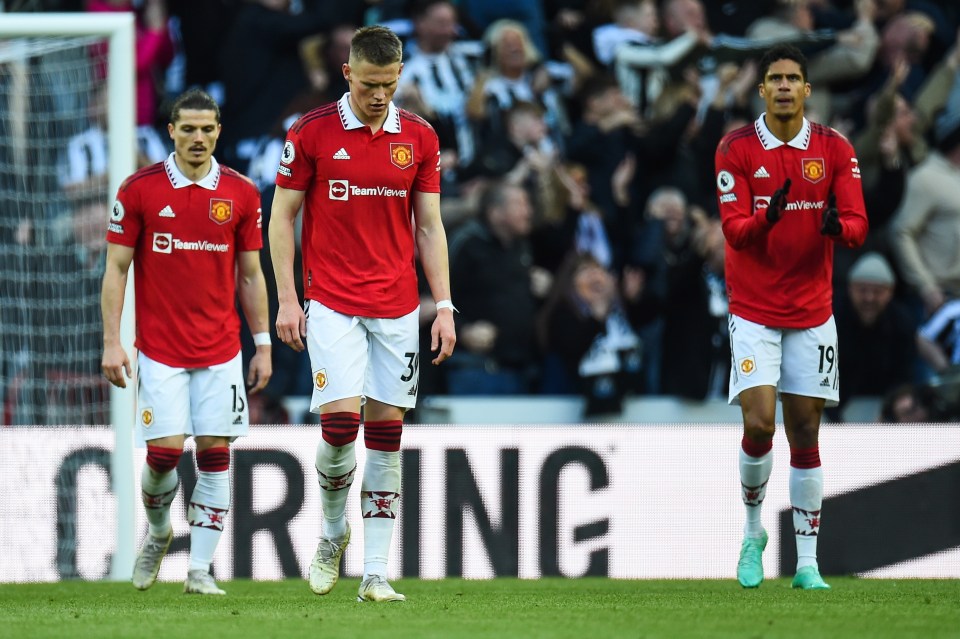 Ma Utd fell to defeat against Newcastle