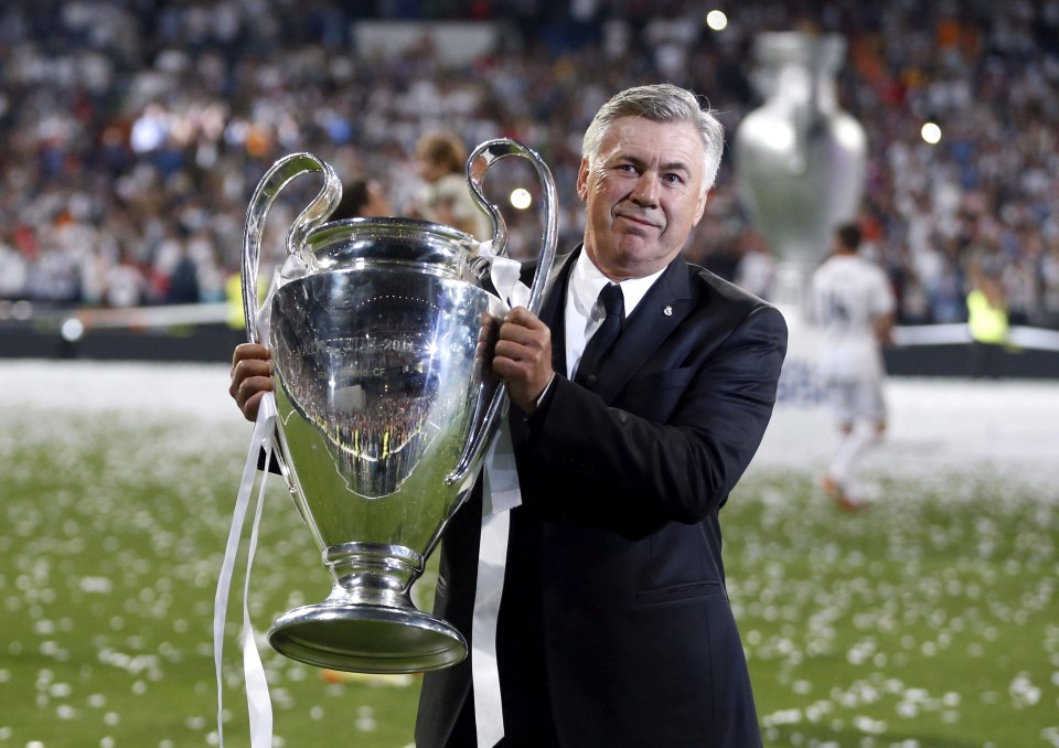 Carlo Ancelotti has lifted the Champions League twice since leaving PSG