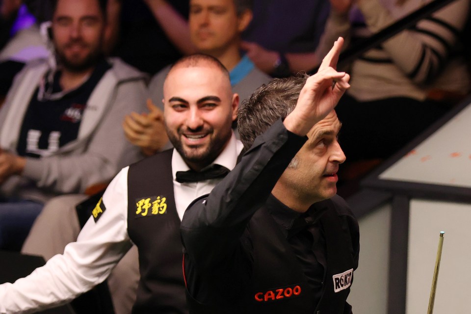 Ronnie O'Sullivan destroyed Hossein Vafaei at the Crucible