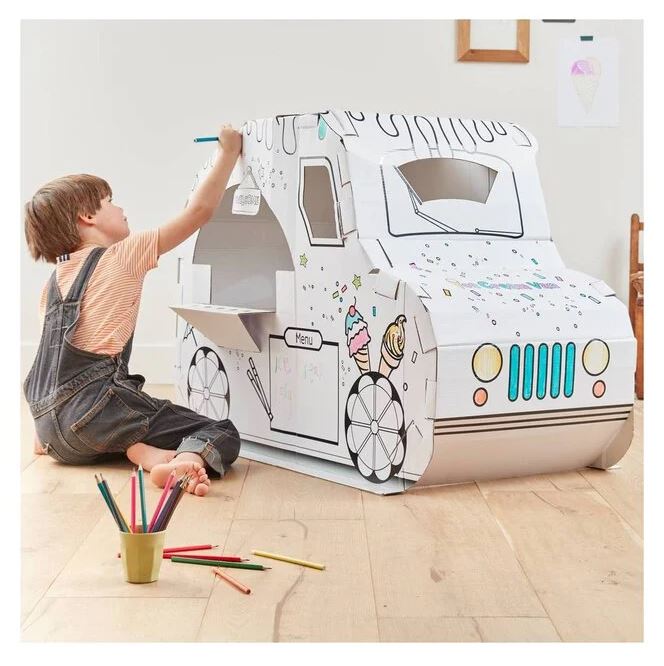 This colour-in ice cream van is now half price at Hobbycraft