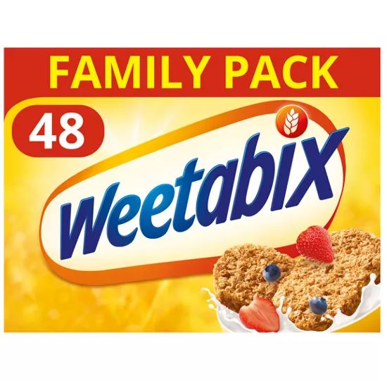 Get a bargain for breakfast with a 48-pack of Weetabix, down from £5.49