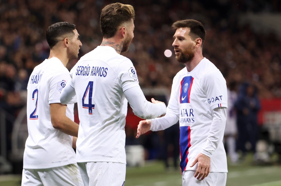 Ramos hailed his PSG pal Lionel Messi as the GOAT