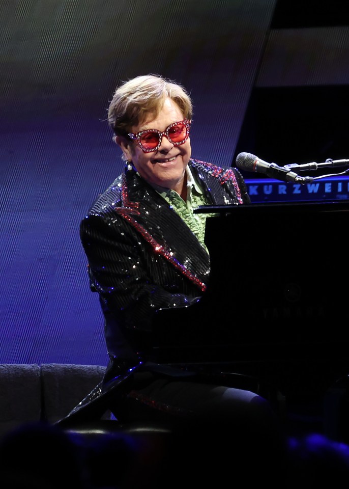 Elton John invited guests of honour Kate Garraway and Derek Draper to his latest gig at London’s O2 stadium