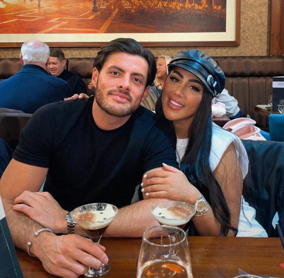 Loved up Jordan with new girlfriend Sophie Kasaei