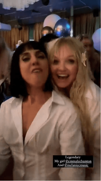 Emma Bunton and Melanie C sang their famous song Wannabe at Keith Lemon's 50th birthday