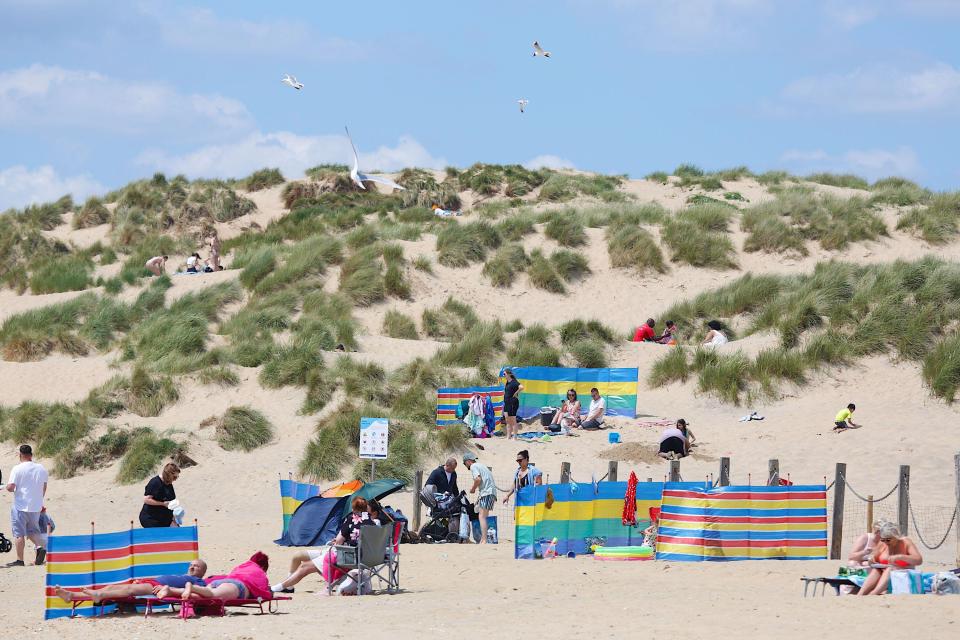 It is known for its sand dunes, the only in East Sussex