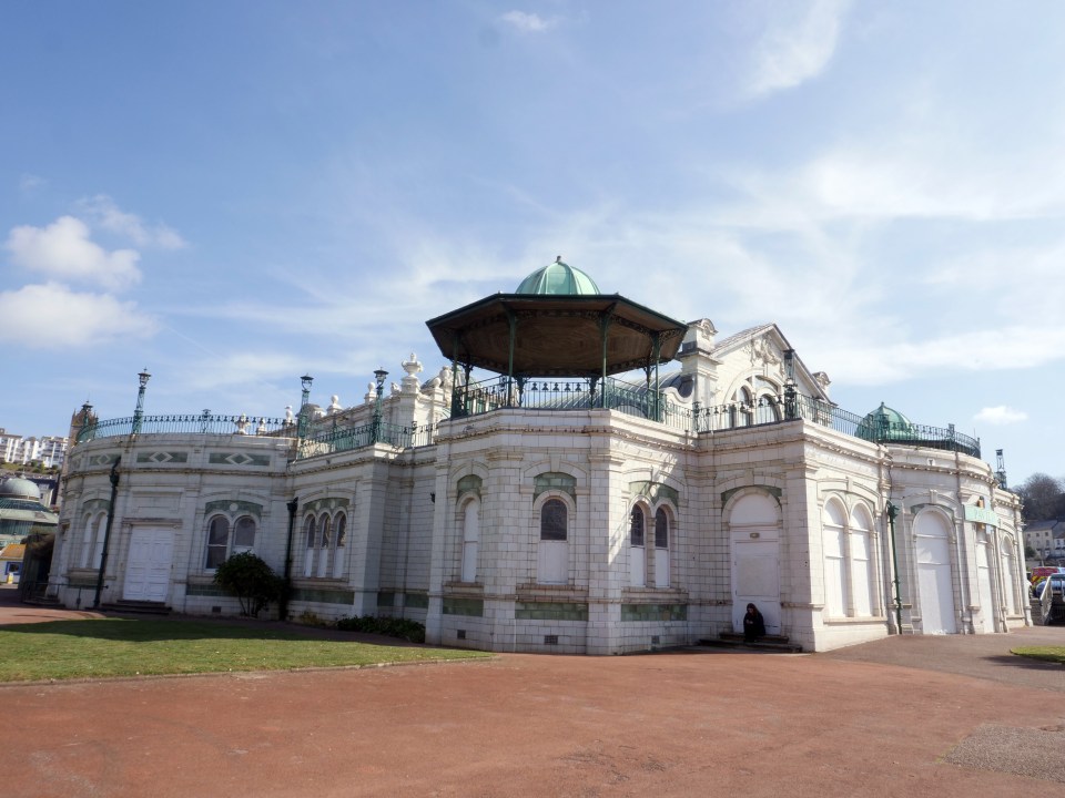 The once-grand Pavilion is now boarded up