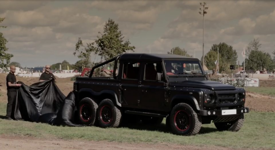 The Kahn Defender Flying Huntsman has a Land Rover engine