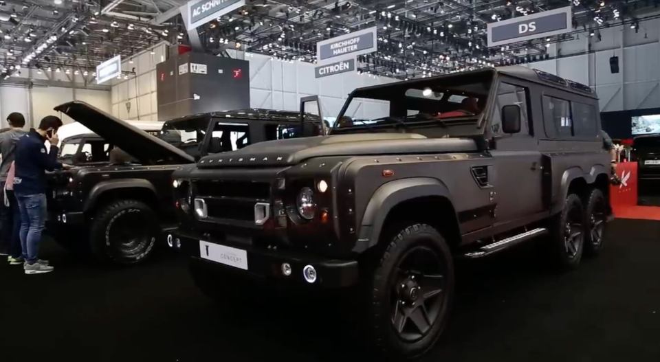 The six-wheeler has a £250,000 price tag