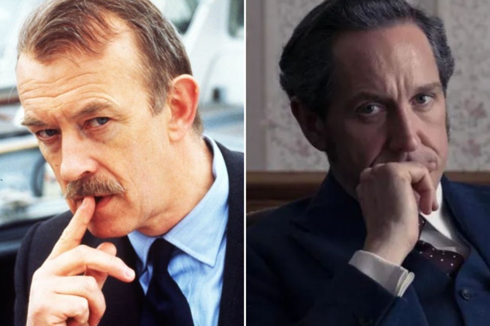 Roy Mardsen (left) starred as the original Dalgliesh and Bertie Carvel (right) plays him now