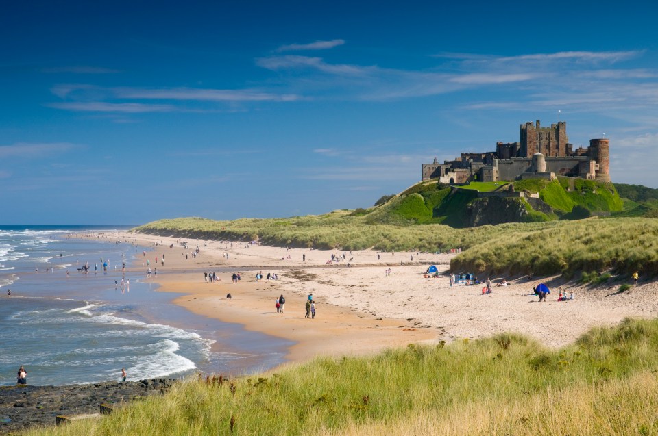 Bamburgh was praised for its sandy beaches and historic castle