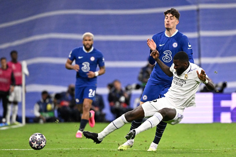 Kai Havertz has picked up a knee injury