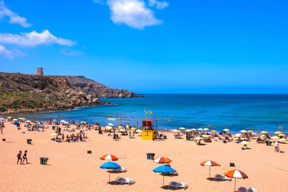 Malta has some stunning sandy beaches