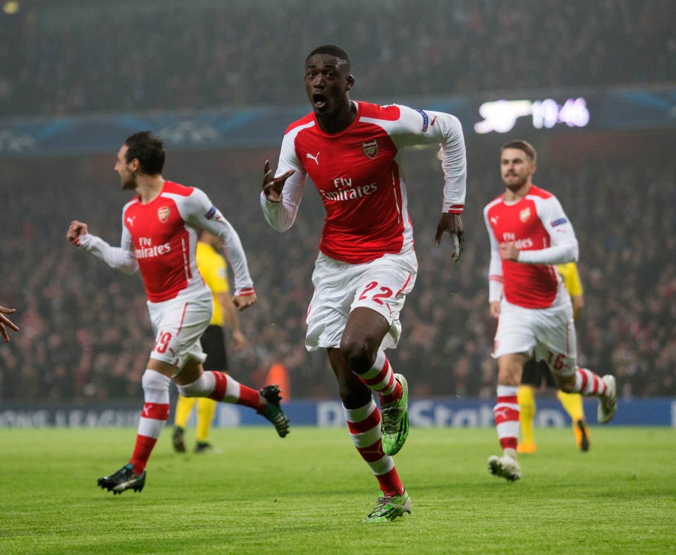 Yaya Sanogo failed to impress during his four years at Arsenal