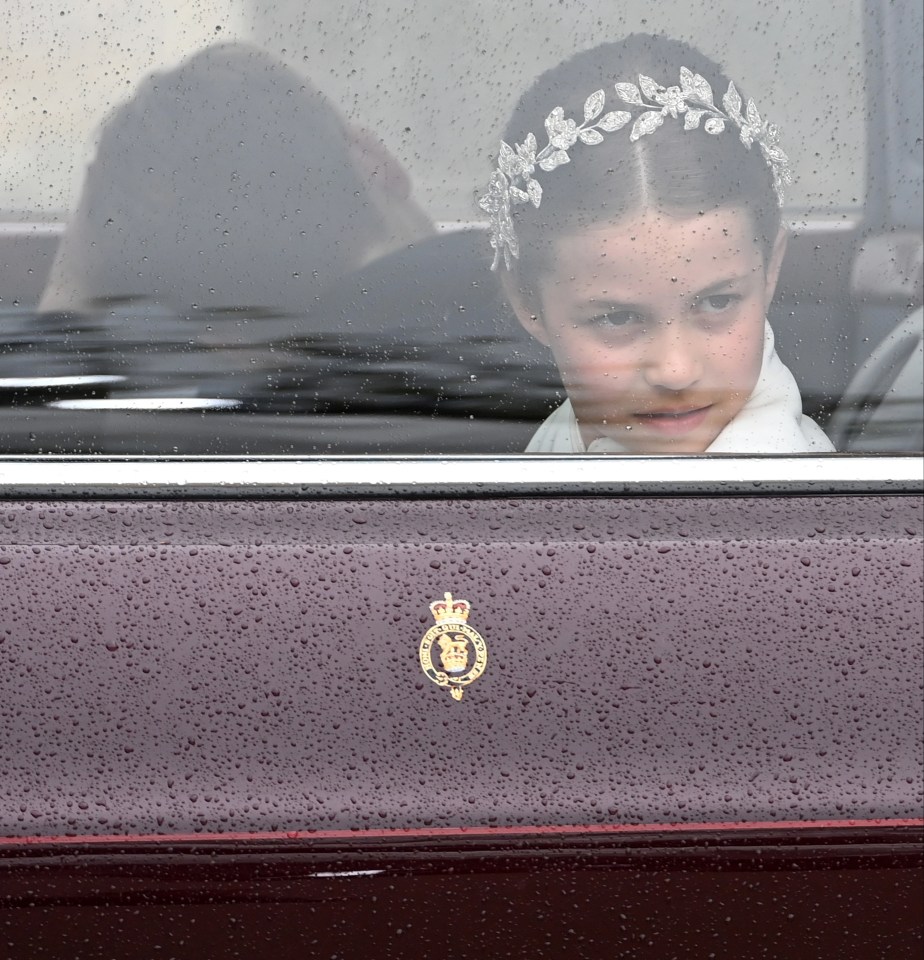 Princess Charlotte wore a headpiece by Jess Collett x Alexander McQueen