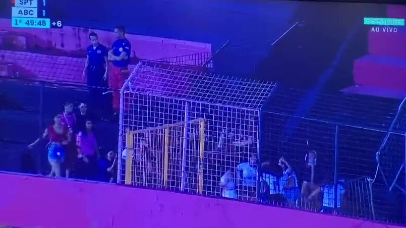 Female fans clashed at a Serie B match in Brazil