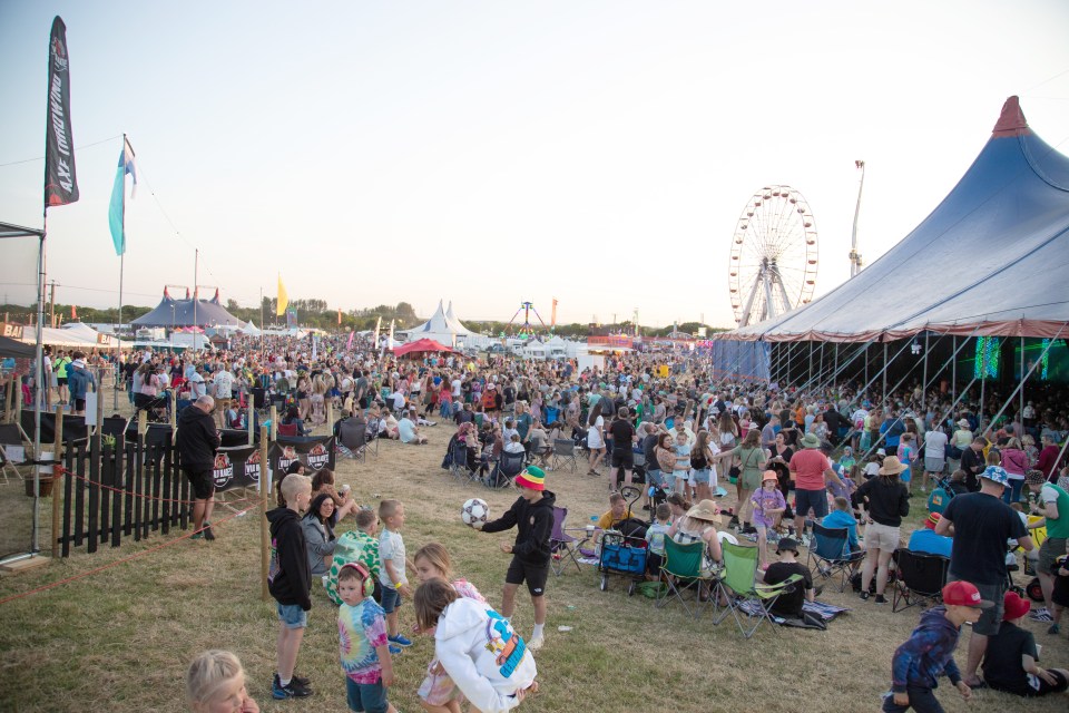 The teen was at the In It Together festival in Port Talbot, Wales, when he fell ill